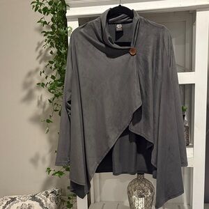 Bobeau Charcoal Cardigan